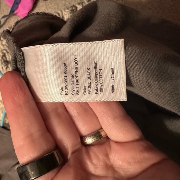 R13 Sh*t Happens Boy Tee in medium M - Picture 4 of 5